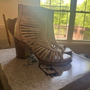 Freebird by Steven Tan Heels with Cage Design - brandi style